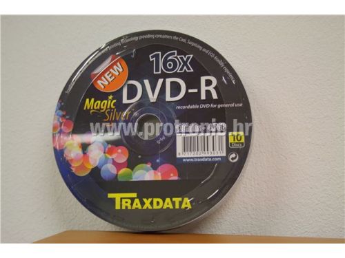 TRAXDATA OPTIČKI MEDIJ DVD-R 16X SPINDLE 10 Magic Silver