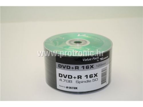 TRAXDATA OPTIČKI MEDIJ DVD+R 16X SPINDLE 50 VALUEPACK