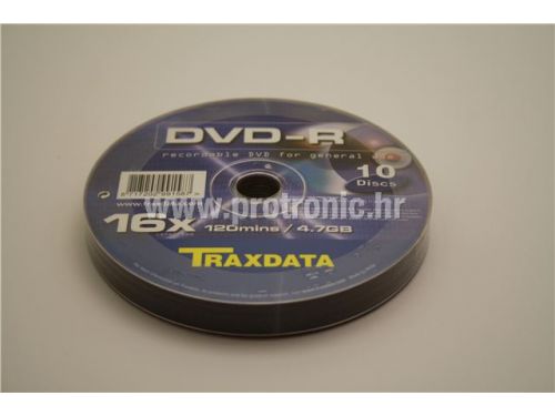 TRAXDATA OPTIČKI MEDIJ DVD-R 16X SPINDLE 10