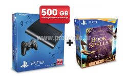 GAM SONY PS3 12GB + 500GB + Book of Spells starter pack