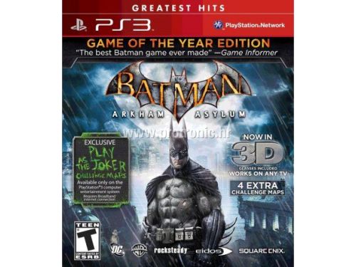 Essentials Batman: Arkham Asylum GOTY PS3