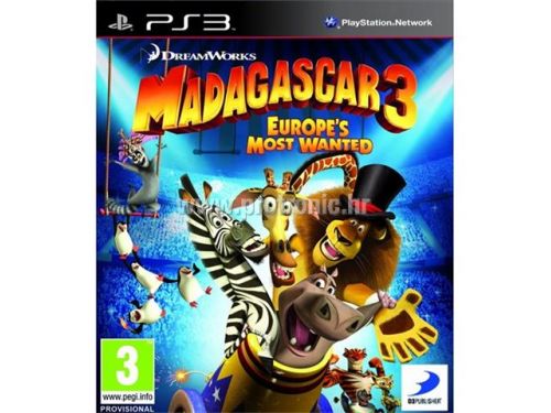 GAM SONY PS3 igra Madagascar 3: Europe's Most Wanted