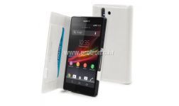 Celly Sony Xperia Z Folio case white_MSN