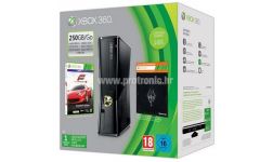 GAM X360 Microsoft XBOX 360 Slim 250GB konzola+Forza4+Skyrim