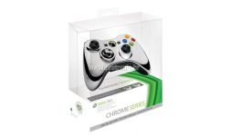 GAM X360 Microsoft XBOX 360 Wireless Controller Chrome Silver