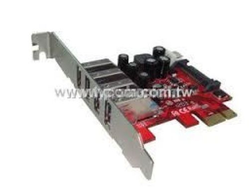 Kontroler Lycom PCIe x1 na 4 USB 3.0