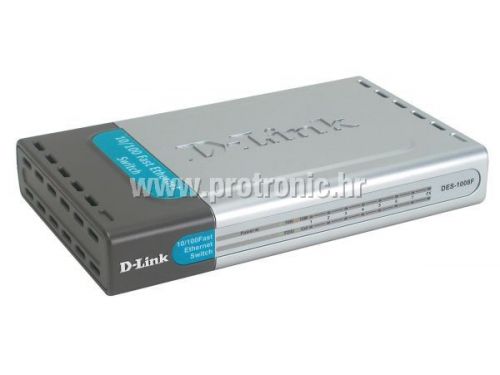 D-Link switch neupravljivi, DES-1008F/E