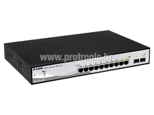 D-Link switch web upravljivi DGS-1210-10P