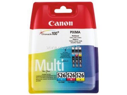 Tinta CANON CLI-526 C/M/Y multipack