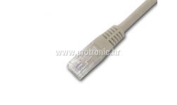 MegaC prespojni mrežni kabel Cat.6 U/UTP PVC 1m sivi