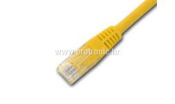 MegaC prespojni mrežni kabel Cat.5e U/UTP PVC 0.5m žuti