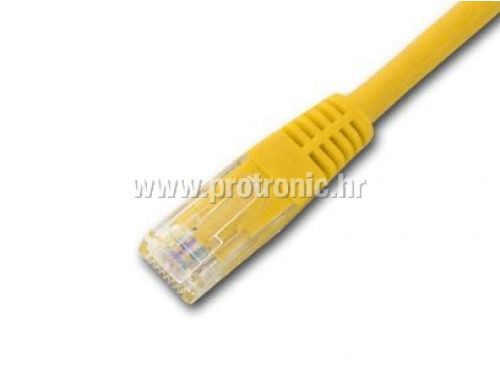 MegaC prespojni mrežni kabel Cat.5e U/UTP PVC 0.5m žuti