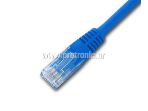 MegaC prespojni mrežni kabel Cat.5e U/UTP PVC 0.5m plavi