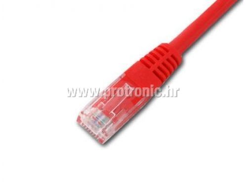 MegaC prespojni mrežni kabel Cat.5e U/UTP PVC 1m crveni