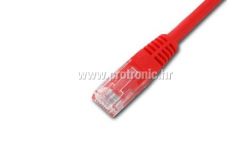 MegaC prespojni mrežni kabel Cat.6 U/UTP PVC 0.5m crveni