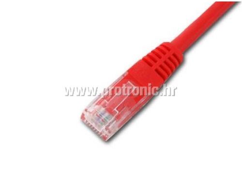 MegaC prespojni mrežni kabel Cat.6 U/UTP PVC 0.5m crveni