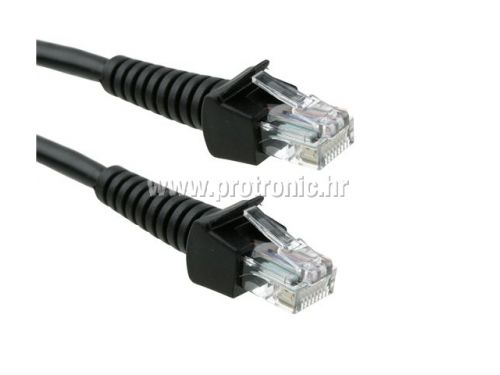 Kabel ICIDU UTP CAT6, 2m, Crni, RJ45-RJ45