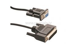 Kabel ICIDU Serial Modem 1,8m, 25pinDsub M - 9pinDsub F