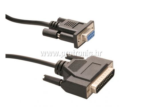 Kabel ICIDU Serial Modem 1,8m, 25pinDsub M - 9pinDsub F