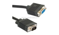 Kabel ICIDU VGA Monitor, produžni, 5m, 15pinM - 15pinF