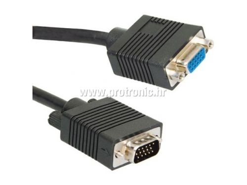 Kabel ICIDU VGA Monitor, produžni, 5m, 15pinM - 15pinF