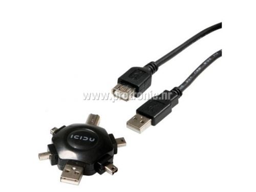 Adapter ICIDU USB univerzalni, USB kabel 0.5M C53