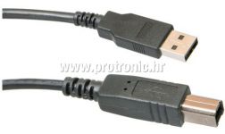 USB 2.0 A-B kabel 2M, AM - BM RETAIL