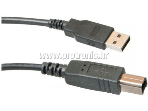 USB 2.0 A-B kabel 2M, AM - BM RETAIL