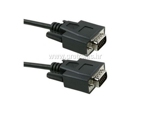 VGA Monitor kabel 2m, 15pinM - 15pinM RETAIL