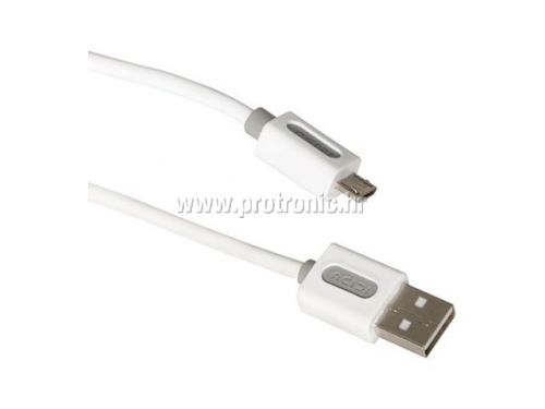 Kabel ICIDU USB A-B Micro kabel 2m bijeli, A Male - Micro B 5pin Male