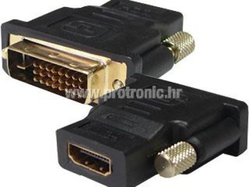 HDMI-F - DVI-M konverter F/M - RETAIL