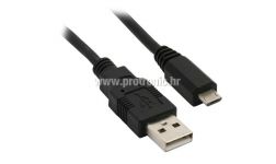 USB A-B Micro kabel 1M,A Male-Micro 5pin Male RETAIL