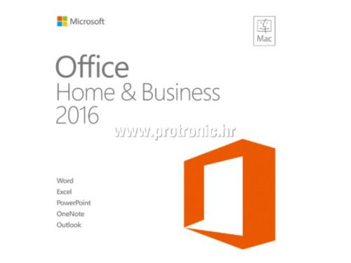 Office Mac Home Business 1PK 2016 English EuroZone Medialess