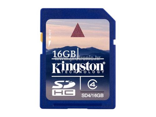 Memorijska kartica Kingston SD 16GB HC Class4, SD4/16GB