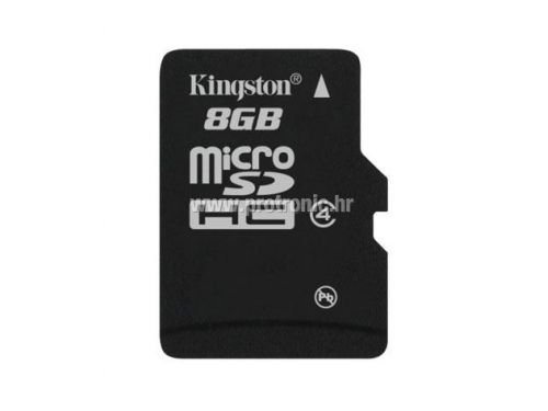 Memorijska kartica Kingston SD MICRO 8GB HC Class 4 + SD adapter