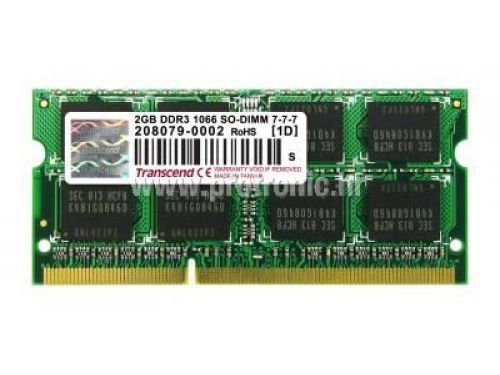 Memorija branded Transcend 2GB DDR3 1066MHz SODIMM