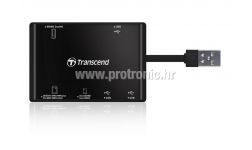 Čitač kartica Transcend All in 1 P7 sa 3 USB konektora