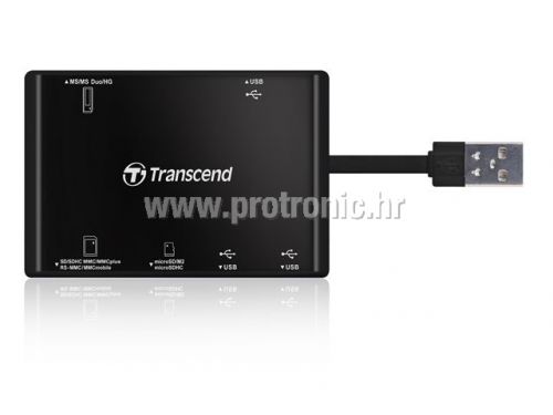 Čitač kartica Transcend All in 1 P7 sa 3 USB konektora