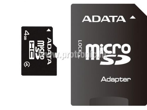 Memorijska kartica Adata SD MICRO 4GB HC Class4 + 1ad