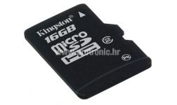 Memorijska kartica Kingston SD MICRO 16GB HC Class 4 + SD adapter