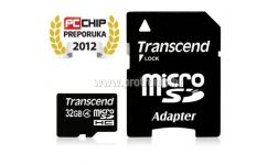 Memorijska kartica Transcend SD MICRO 32GB HC Class4 + SD adapter