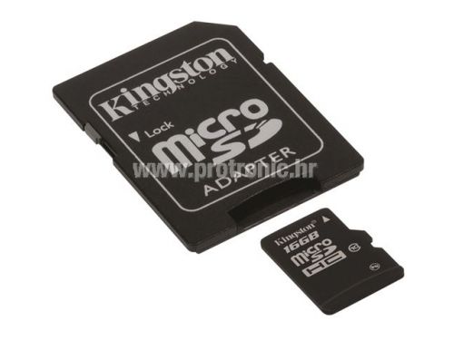 Memorijska kartica Kingston SD MICRO 32GB HC Class 10 + SD adapter