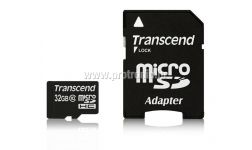 Memorijska kartica Transcend SD MICRO 32GB HC Class10 + SD adapter