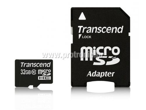 Memorijska kartica Transcend SD MICRO 32GB HC Class10 + SD adapter