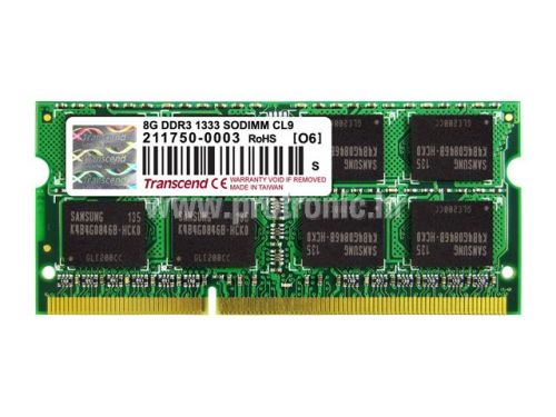 Memorija za prijenosna računala Transcend DDR3 8GB 1333MHz