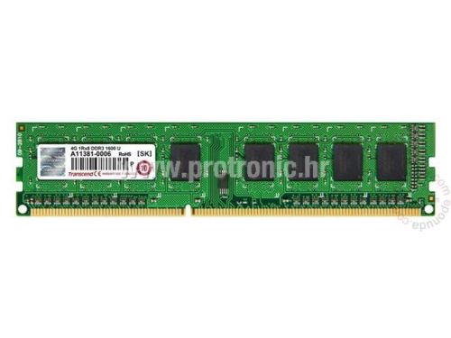 Memorija Transcend DDR3 4GB 1600MHz, JM1600KLH-4G