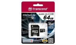 Memorijska kartica Transcend SD MICRO 64GB HC Class10 + SD adapter