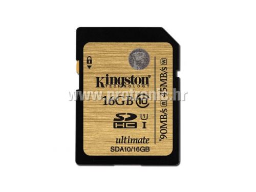 Memorijska kartica Kingston SD 16GB UHS-I Ultimate Class 10