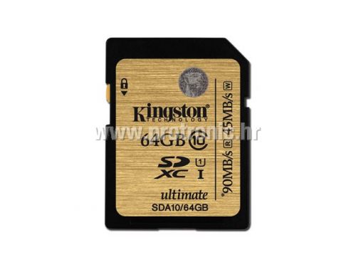 Memorijska kartica Kingston SD 64GB UHS-I Ultimate Class 10