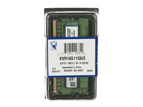 Memorija za prijenosna računala Kingston DDR3 2GB 1600MHz